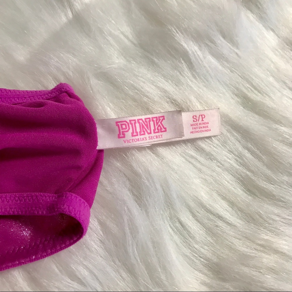 ｖｉｃｔｏｒｉａ'ｓ  ｓｅｃｒｅｔ  ｐｉｎｋ  ｍｅｔａｌｌｉｃ  ｂａｎｄｅａｕ  ｔｏｐ - Picture 4 of 4